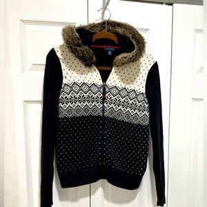 Tommy sweater with hoodie